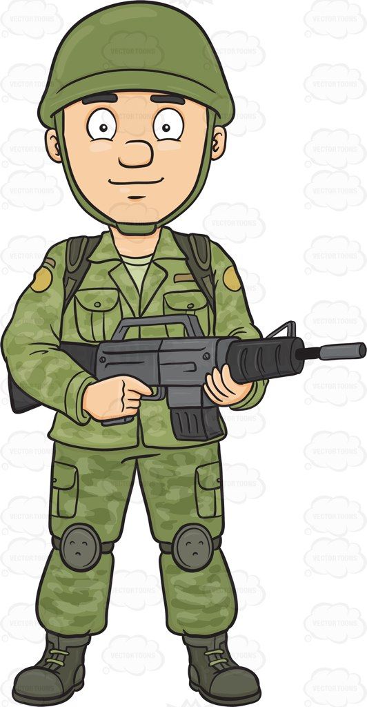 Army Officers Group Clip Art,
