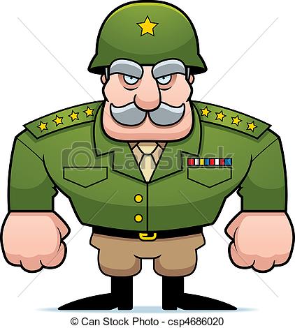 Military General - csp4686020 - Military Clipart