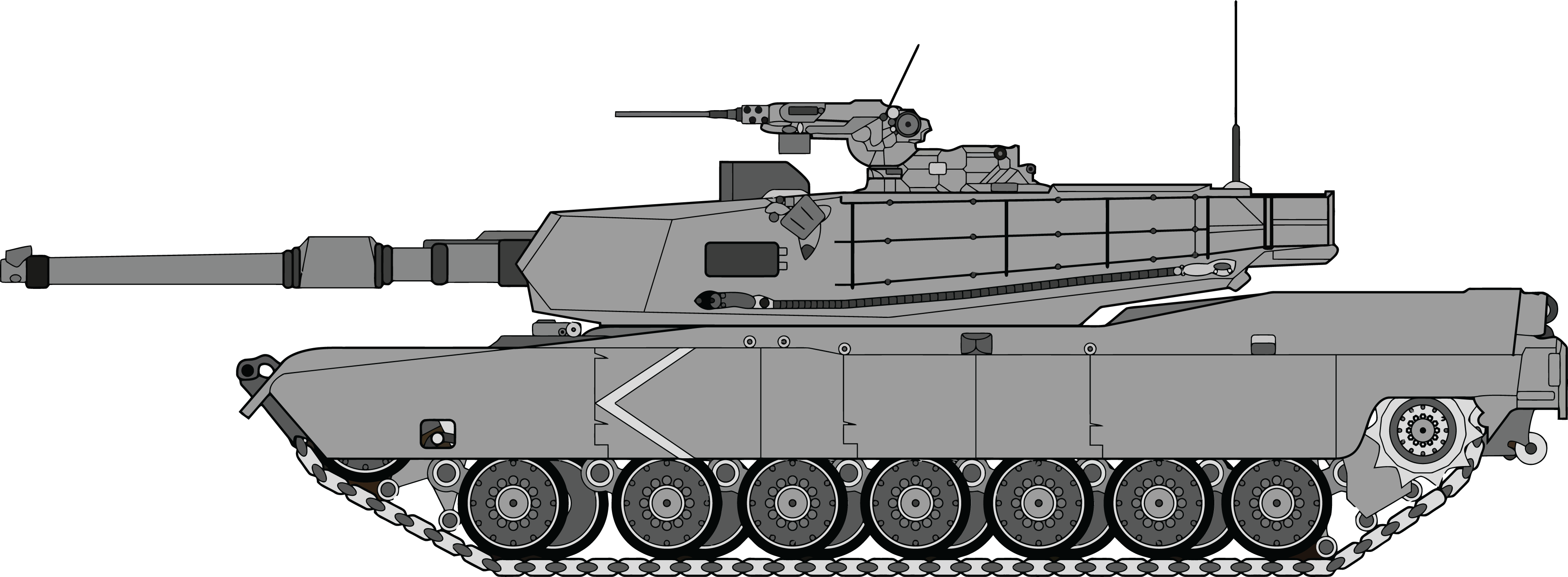 Free Clipart Of An army tank #00011048 .