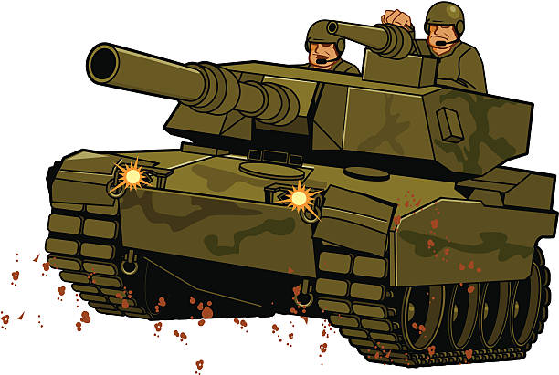 M 60 Tank Clip Art, Vector Im - Military Tank Clipart