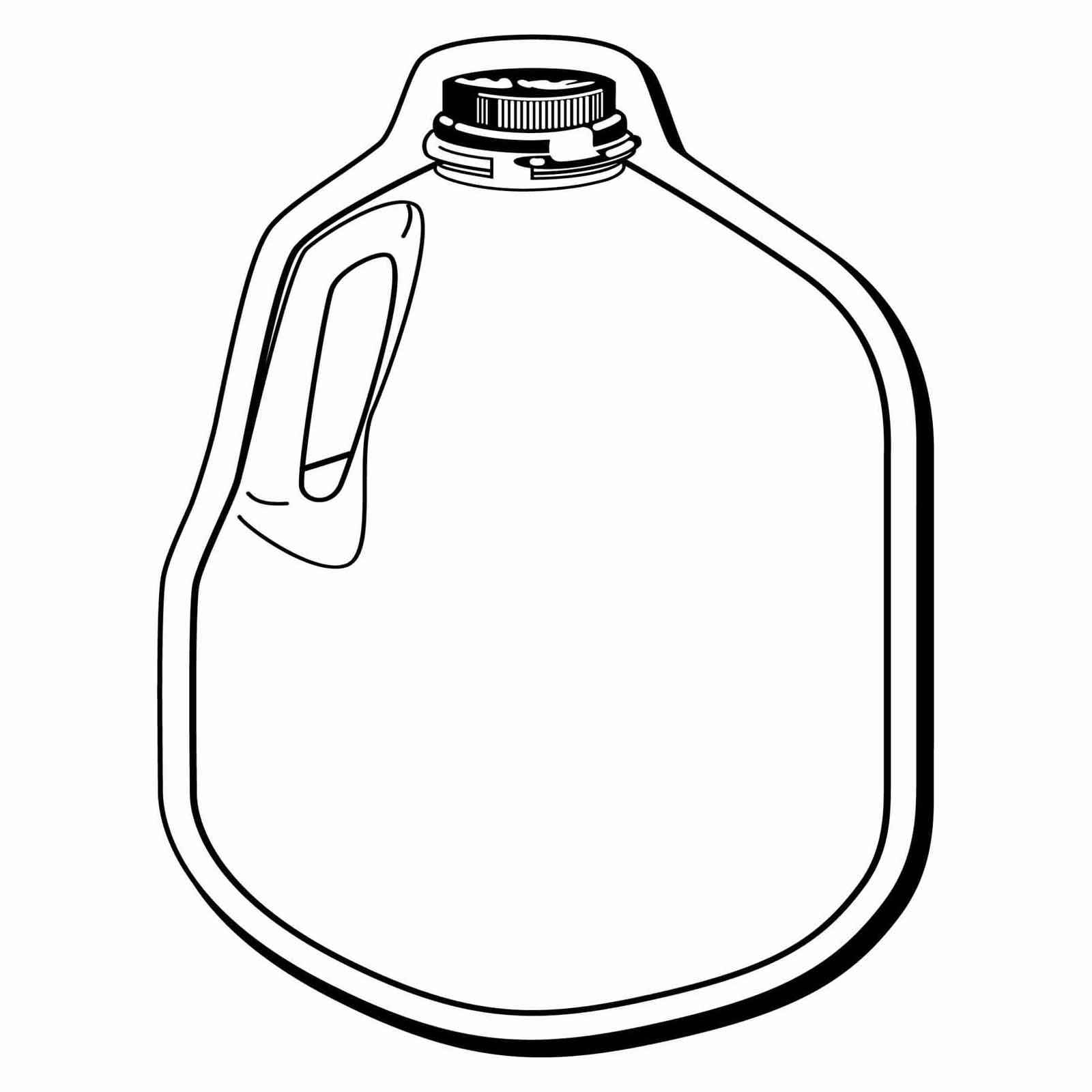 Milk Jug Colouring Pages