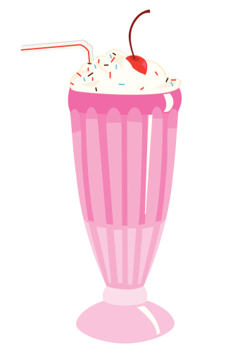 Cuisine Clipart Of A Pink Str
