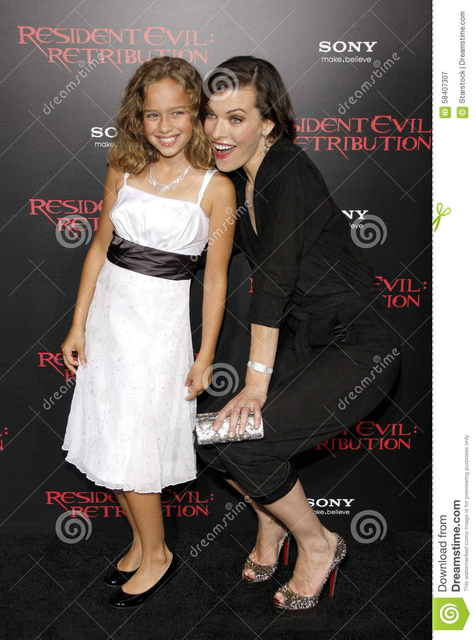 Milla Jovovich And Aryana Engineer Editorial Photography - Image of  hollywood, premiere: 58407307