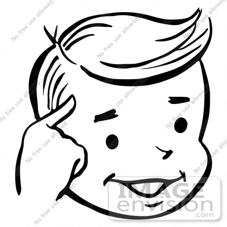 Mind Black And White Clipart # .