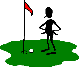 Funny Mini Golf Clipart #1