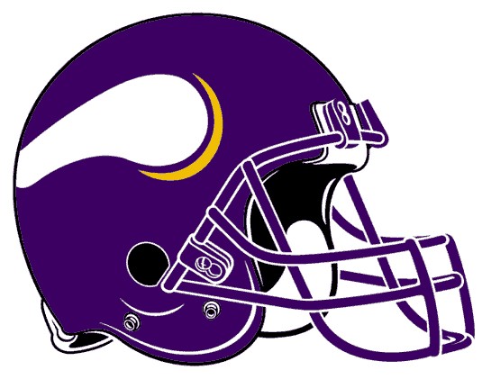 Minnesota Vikings Helmet .
