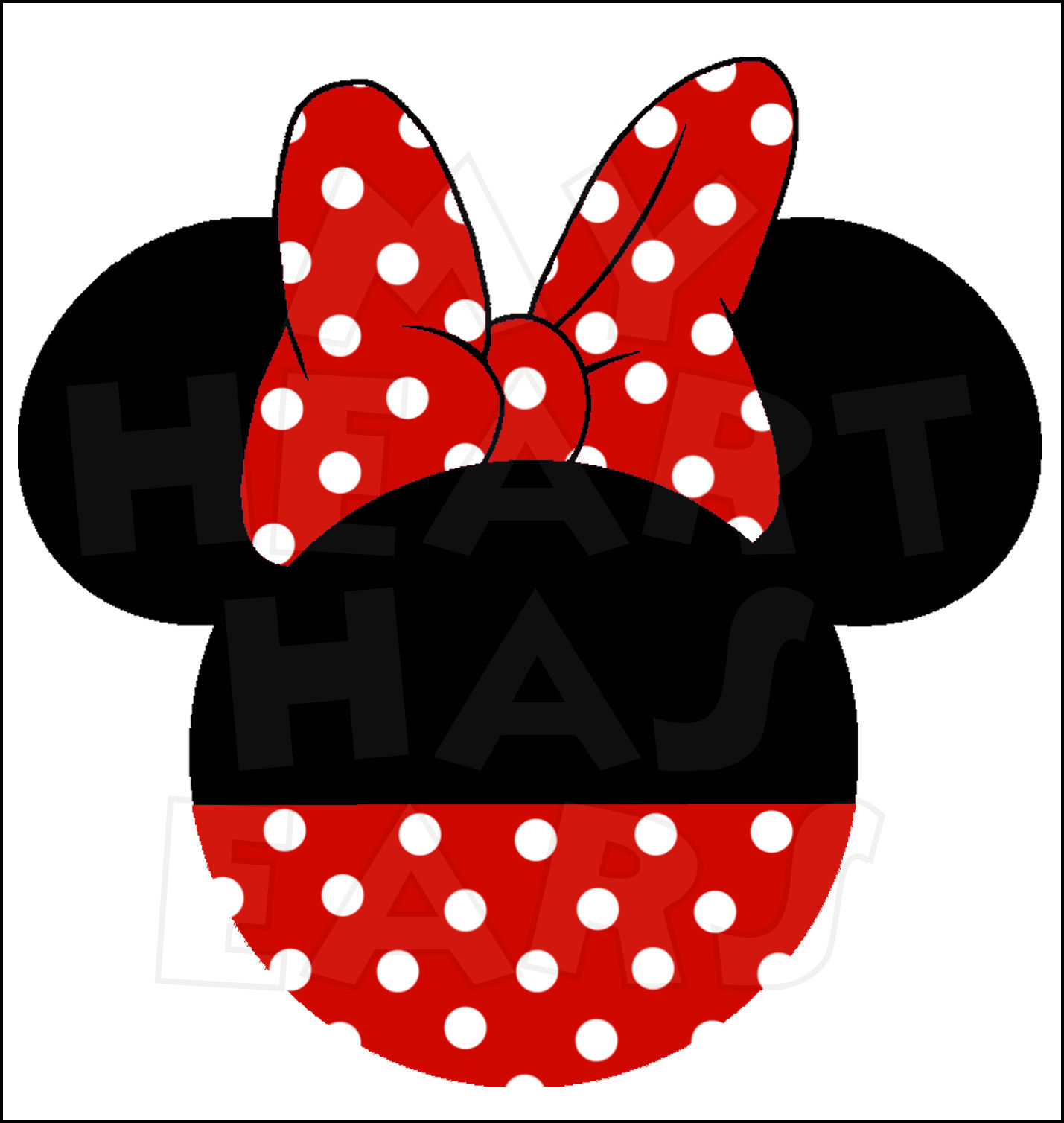 minnie mouse ear clip art - Minnie Mouse Ears Clip Art
