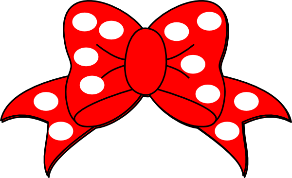 Minnie Mouse Bow Clipart in S