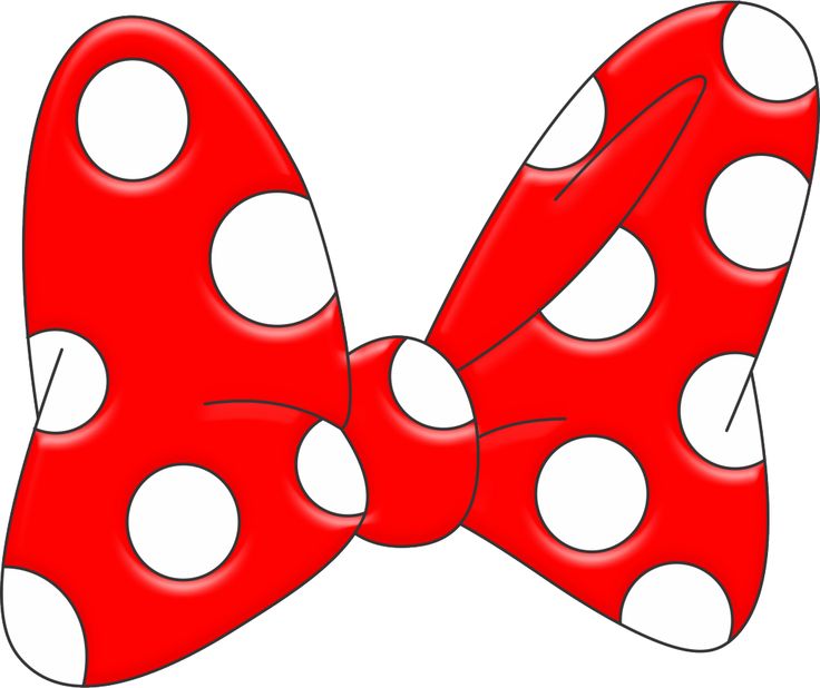 Minnie mouse bow minnie mouse red bow clipart hdclipartall