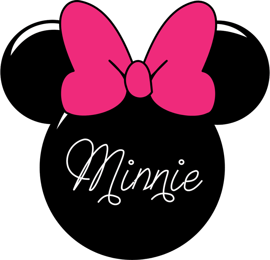 Minnie Mouse Clipart Minnie Mouse Silhouette Vector Pro Clip