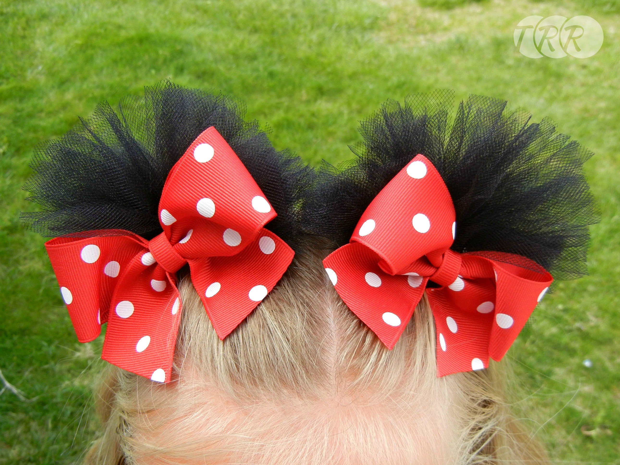 Minnie Mouse Ears Puff Bows - The Ribbon Retreat Blog