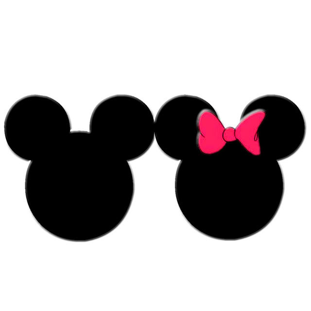 ... Minnie Mouse Heads Clipar - Mickey Mouse Silhouette Clip Art