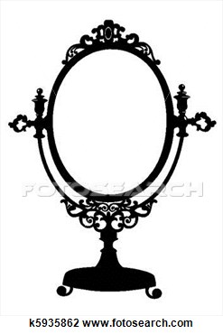 Mirror Clipart Image Oval Mir