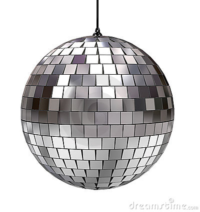 Moving Disco Ball - Clipart l