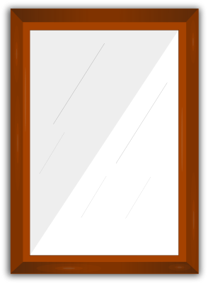 gold picture frame vector art