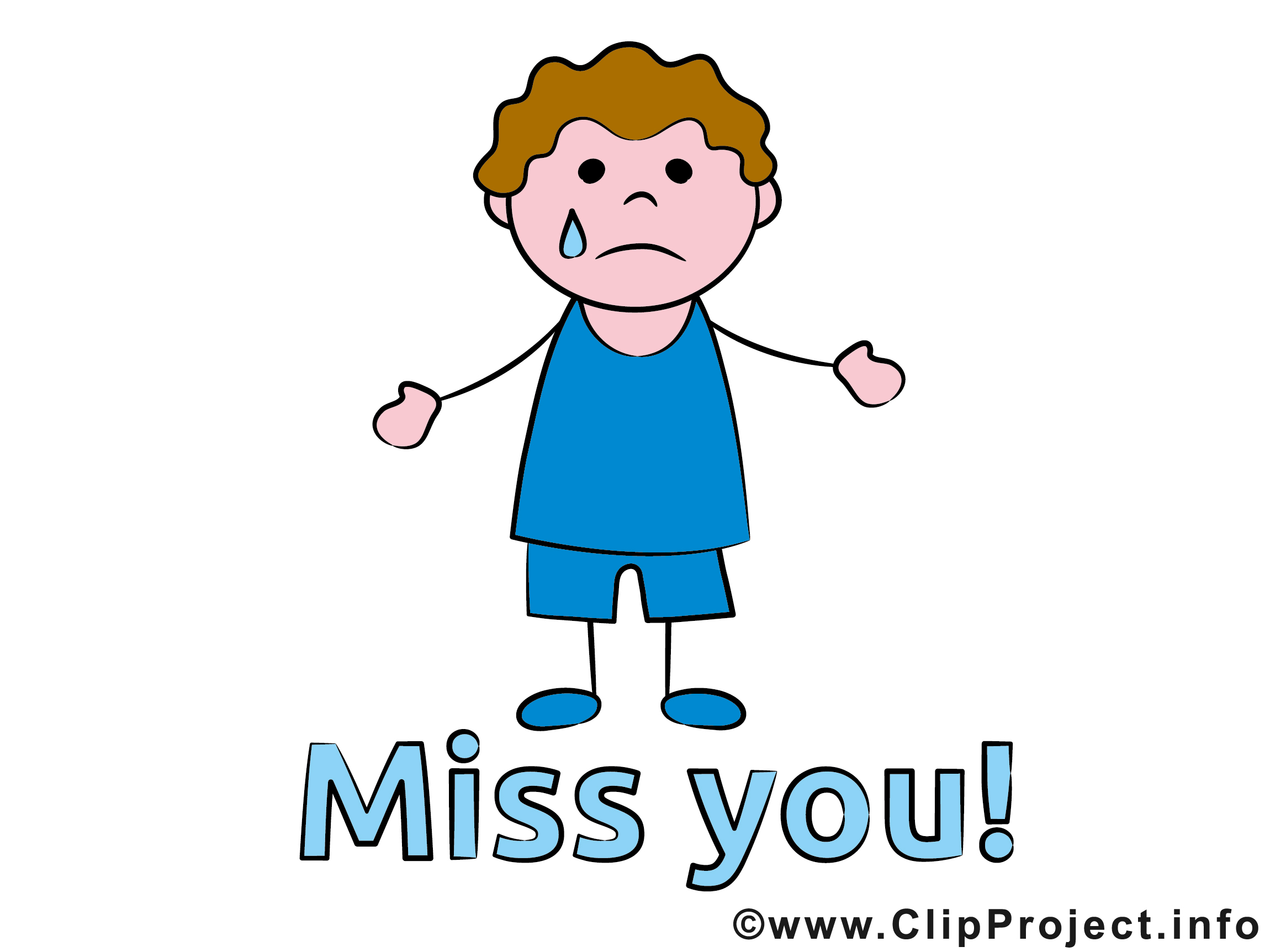 Miss You Co-worker Clipart #1 .
