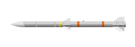 cartoon missile Vector Clip A