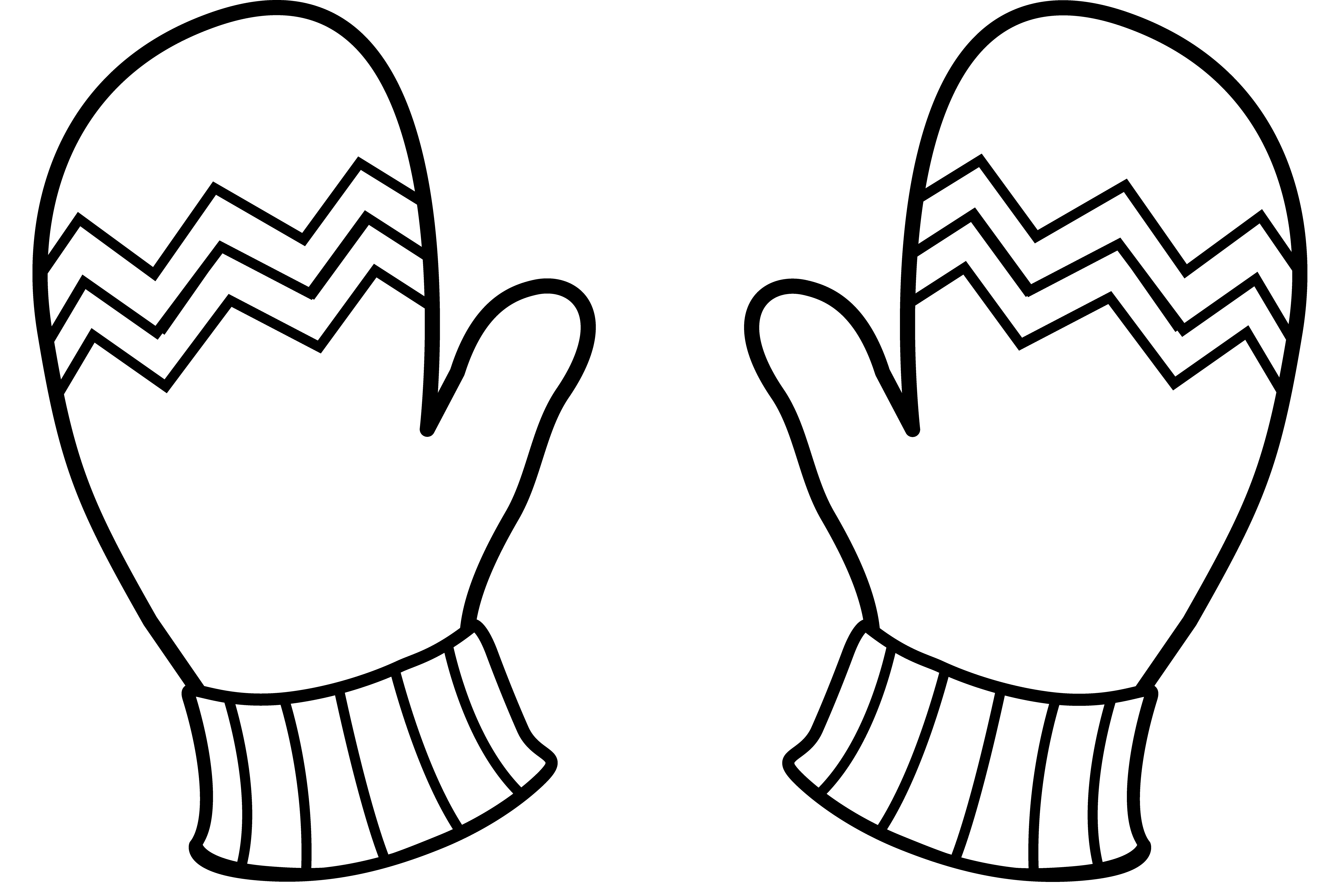 Clipart Mittens Clipart - Fre
