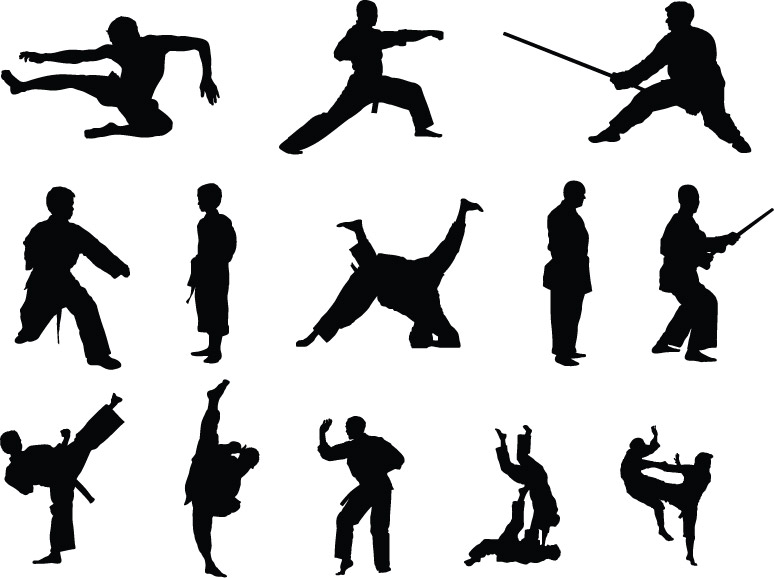 6MG020 - Mixed Martial Arts Pack 1 Wall Decal Sticker