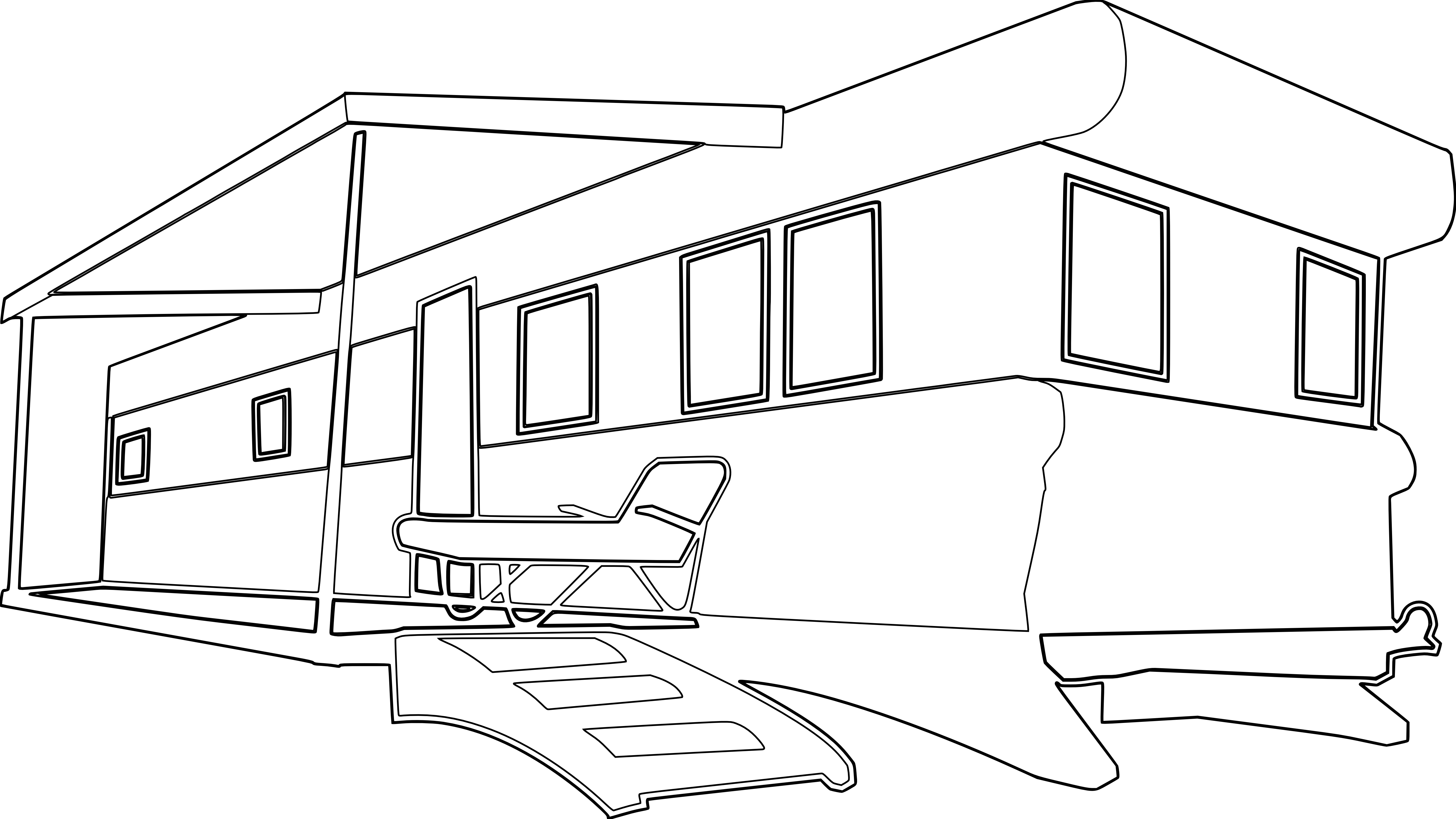Mobile Home Clipart - .