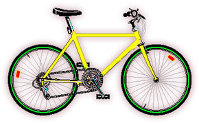 Bicycle bike clipart 6 bikes 