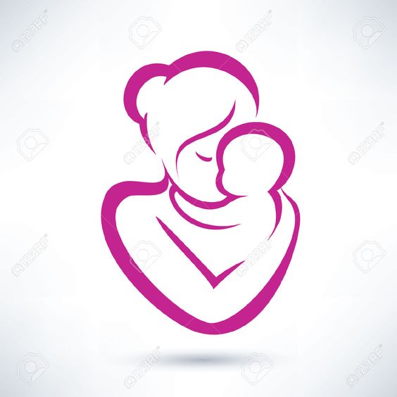 mom and baby clipart - Google Search