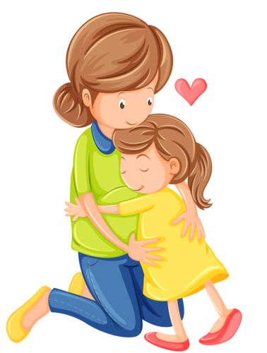 Mom clipart 2. mother holding