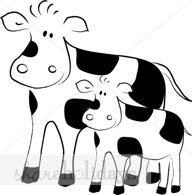 Momma Cow Clipart Mother S Da - Cows Clipart