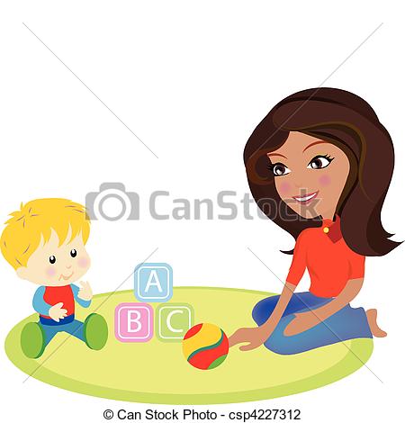 mommy and baby - a vector illustration of a mommy and a baby... ...