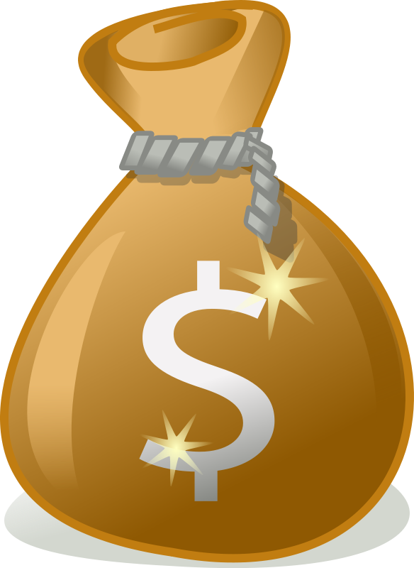 Money bag free to use clipart
