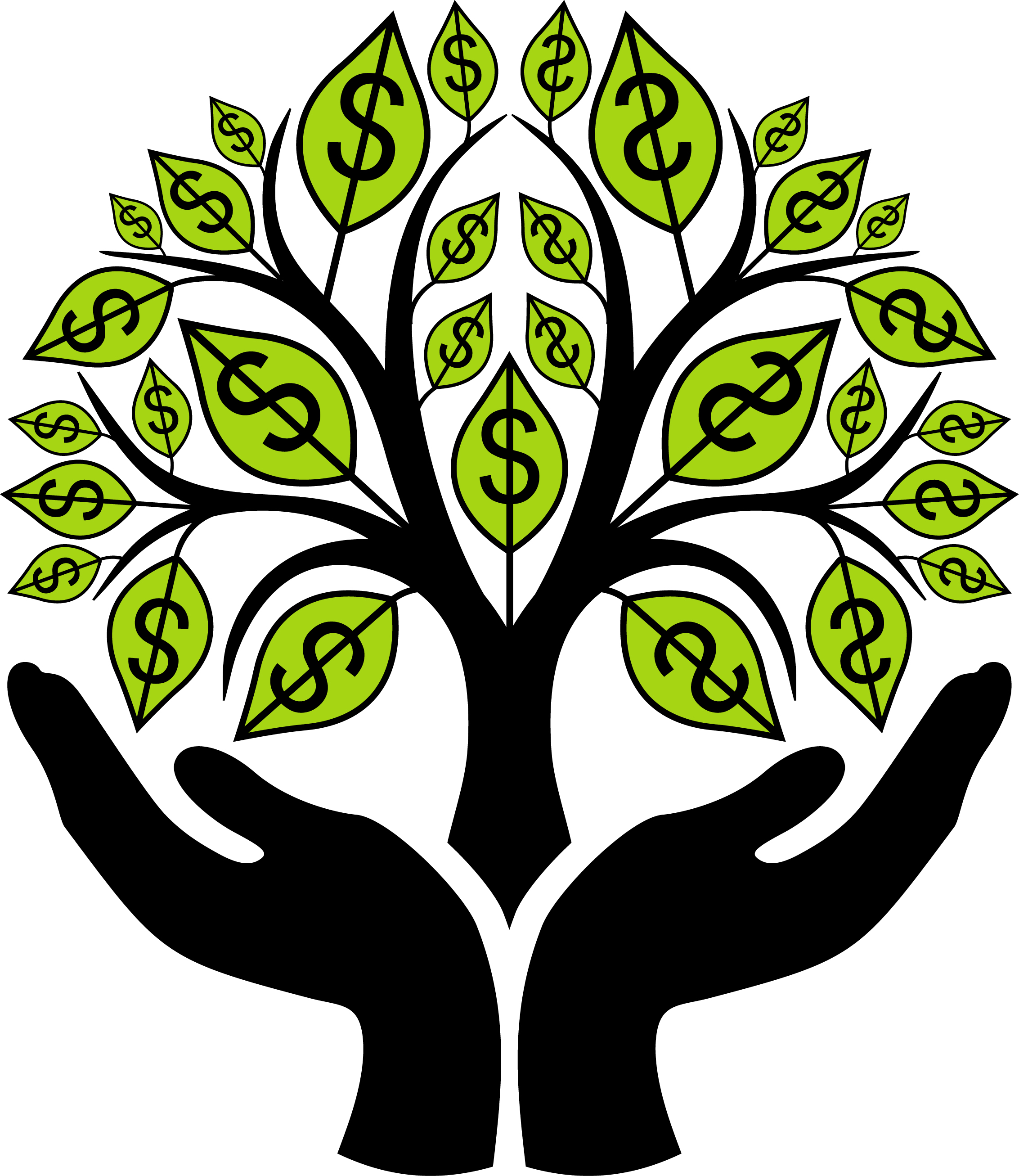 Money growing on a tree, .