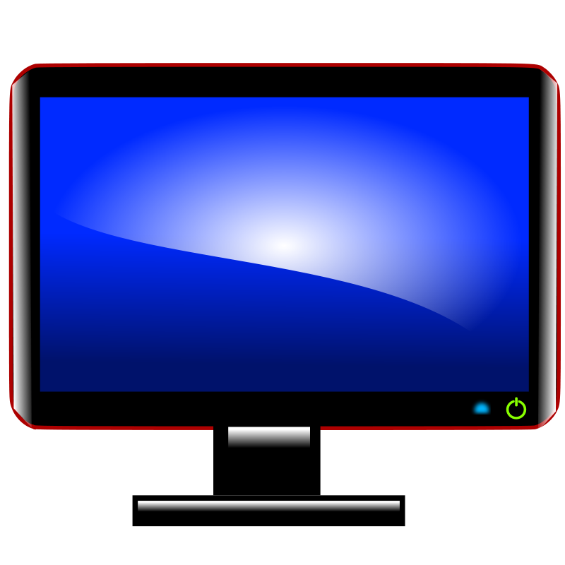 Monitor Clipart, vector clip 
