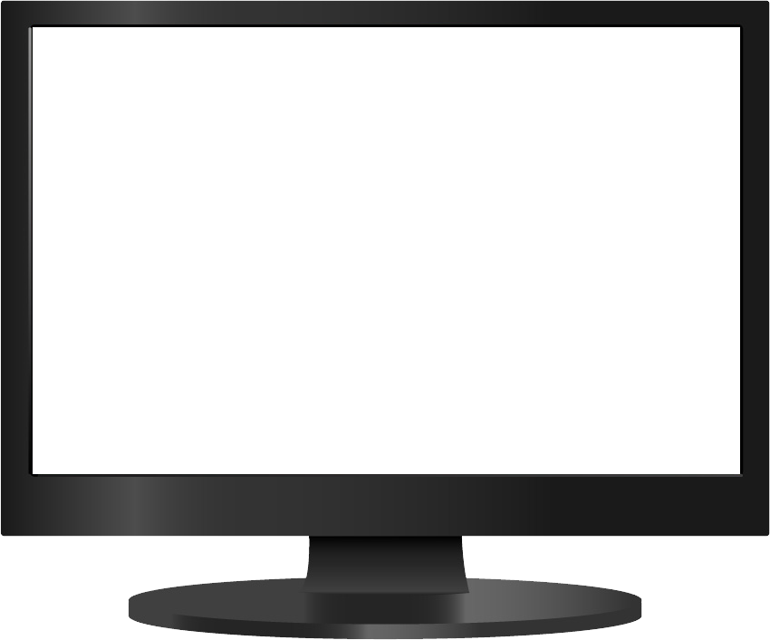 Blank Screen Computer Monitor