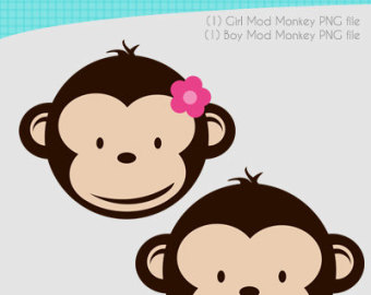 monkey clipart - Monkey Face Clip Art