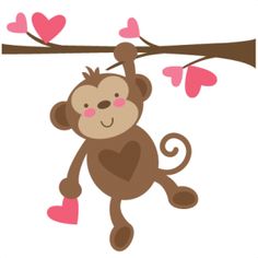 Monkey Clip Art. Cartoon Monk - Cute Monkey Clip Art
