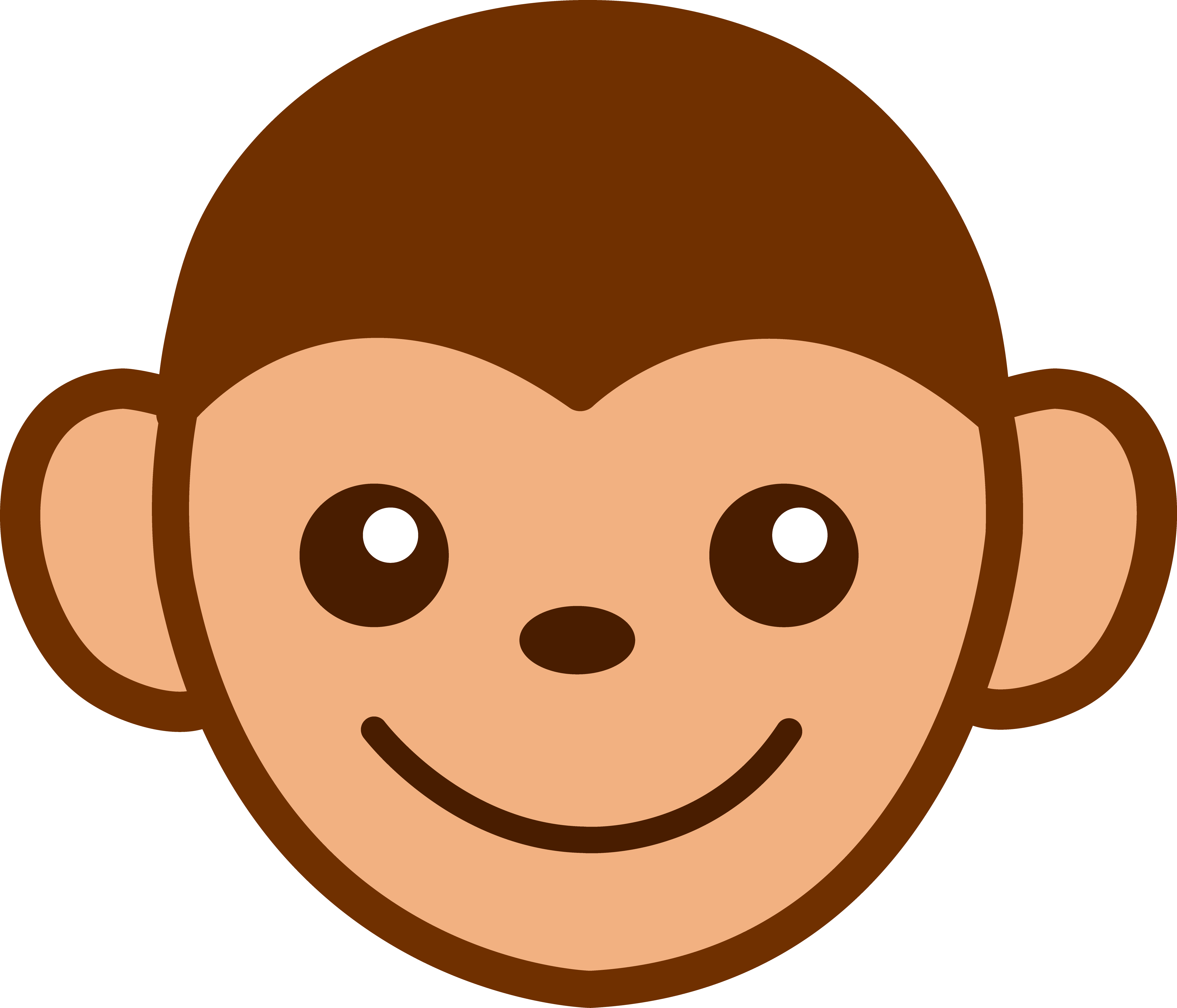 Monkey Clipart - Monkey Face Clip Art