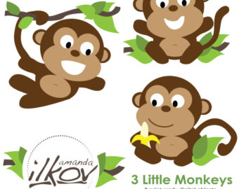 Monkey Graphics Clip Art - Monkeys Clipart