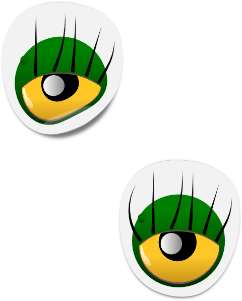 monster eyeball clipart
