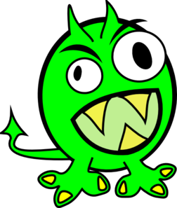 Three-Eyed Green Monster