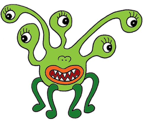 Monster clip art cartoon free