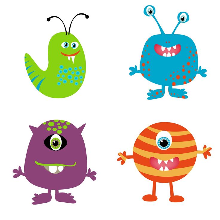 Monster clipart free clipart 