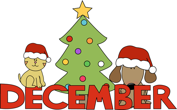 Month of December Christmas P - December Clipart Free