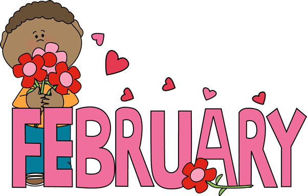 Month of February Valentineu0 - Month Clip Art