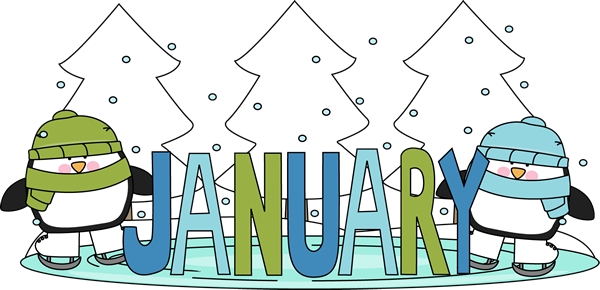Month of January Winter Pengu - January Clipart Free