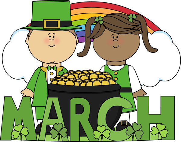 Month of March Saint Patricku - March Images Clip Art