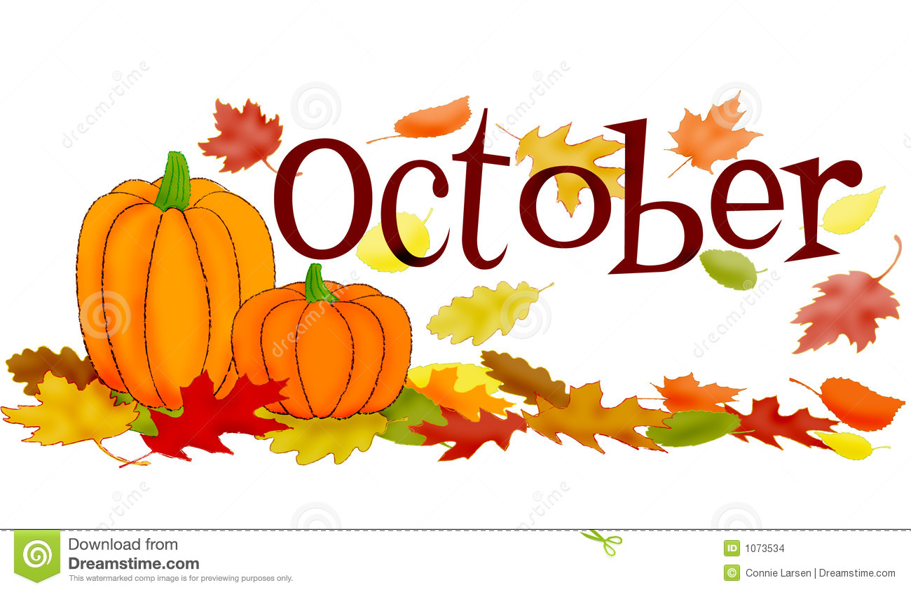 Month Of October Clipart Octo - October Clip Art