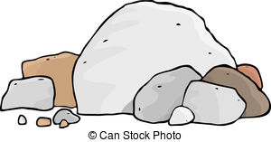 ... More Boulders - A pile of - Clip Art Rock