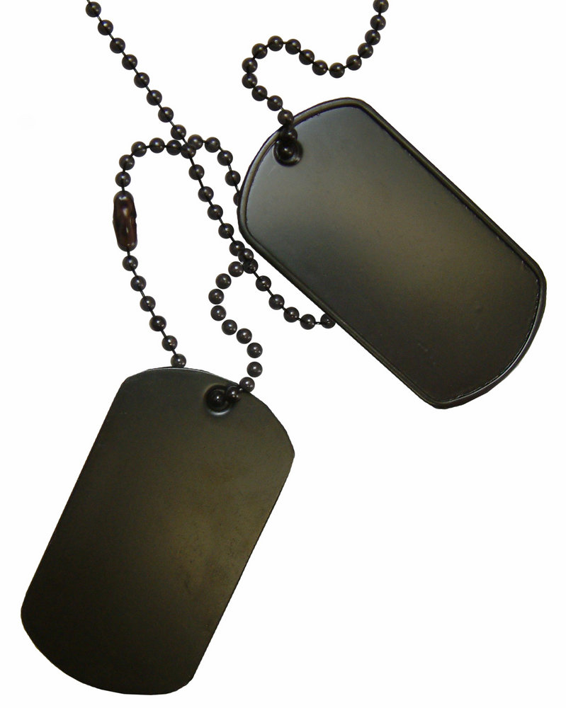 More Info - Dog Tags Clipart