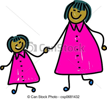 ... mother and daughter - hap - Mother And Daughter Clipart