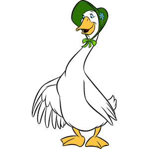 Mother Goose Free Clipart #1